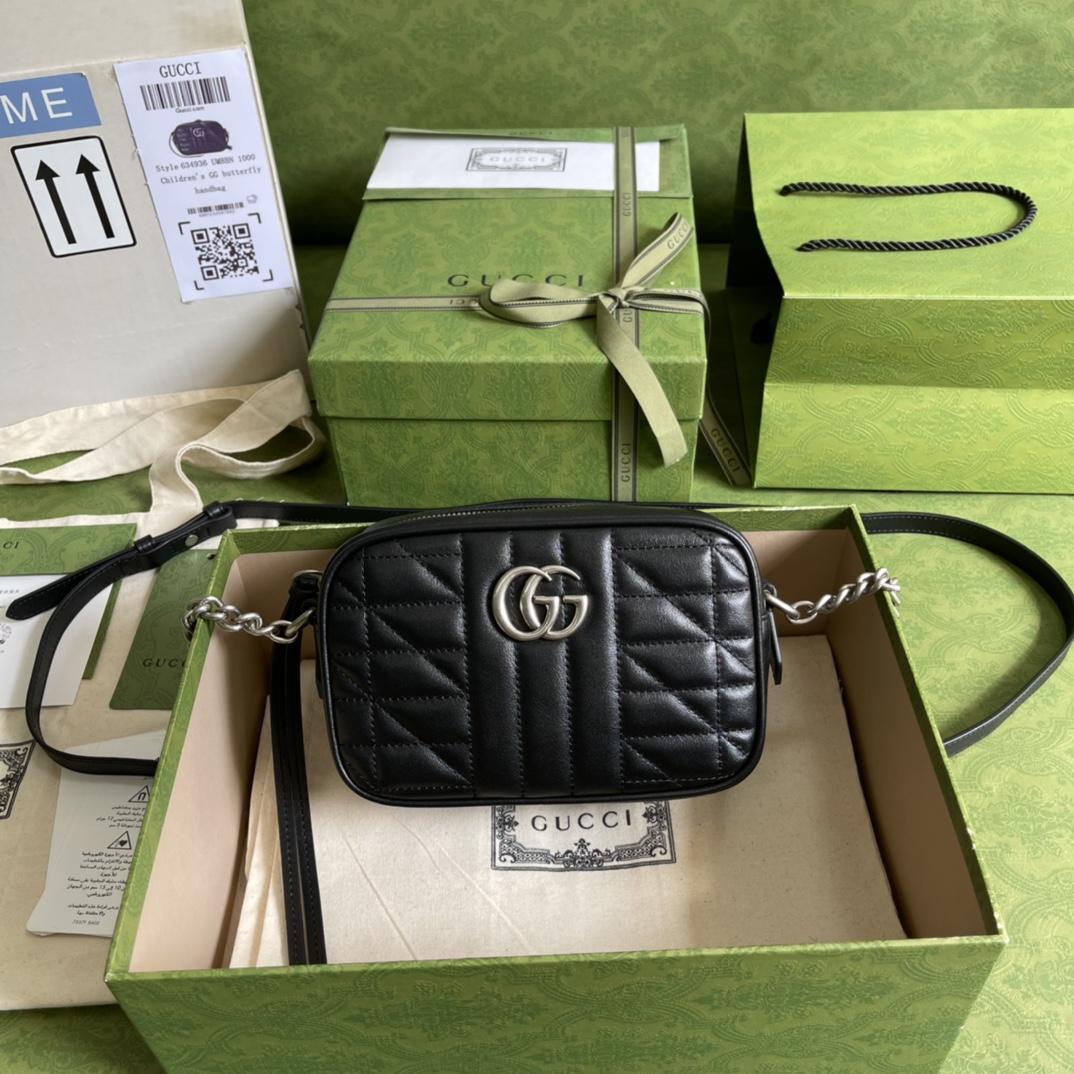 Gucci GG Marmont Mini Shoulder Bag(25-19-7cm) - PerfectKickZ
