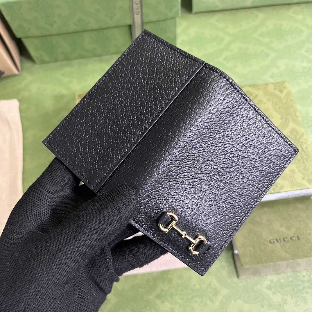 Gucci Card Case With Horsebit - PerfectKickZ