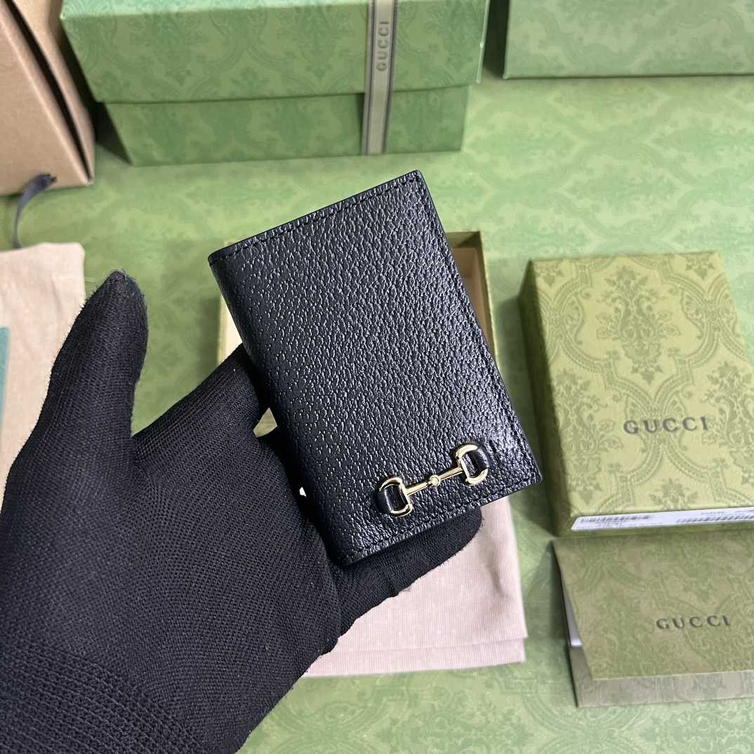 Gucci Card Case With Horsebit - PerfectKickZ