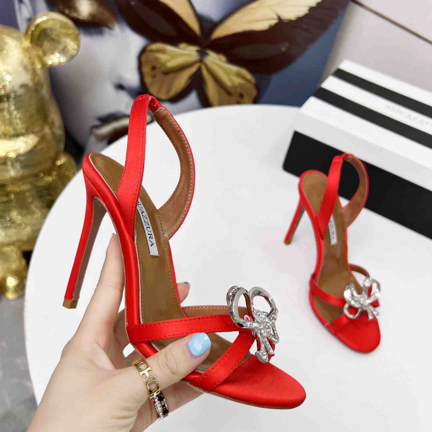 Aquazzura Babe Sandal 105 - PerfectKickZ