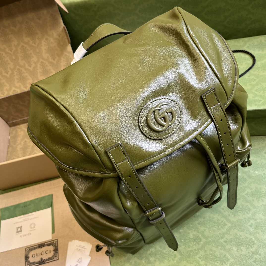 Gucci Backpack With Tonal Double G(38-44-15cm) - PerfectKickZ
