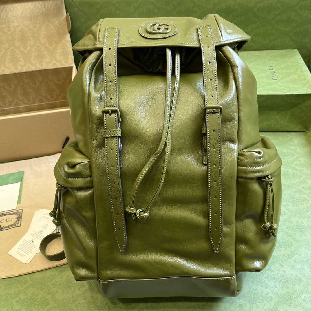 Gucci Backpack With Tonal Double G(38-44-15cm) - PerfectKickZ
