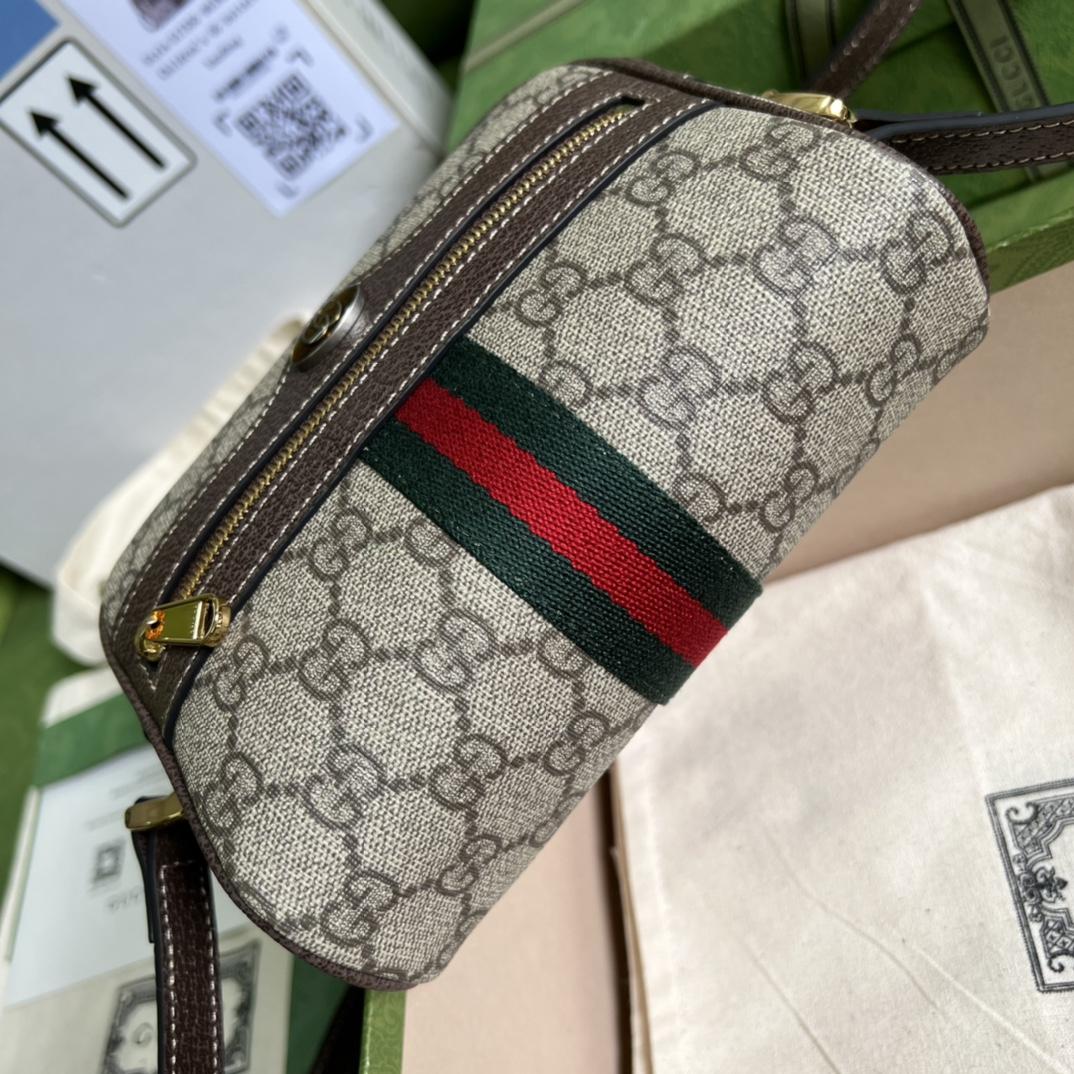 Gucci Ophidia GG Supreme Mini Bag(17.5-12-5.5cm) - PerfectKickZ