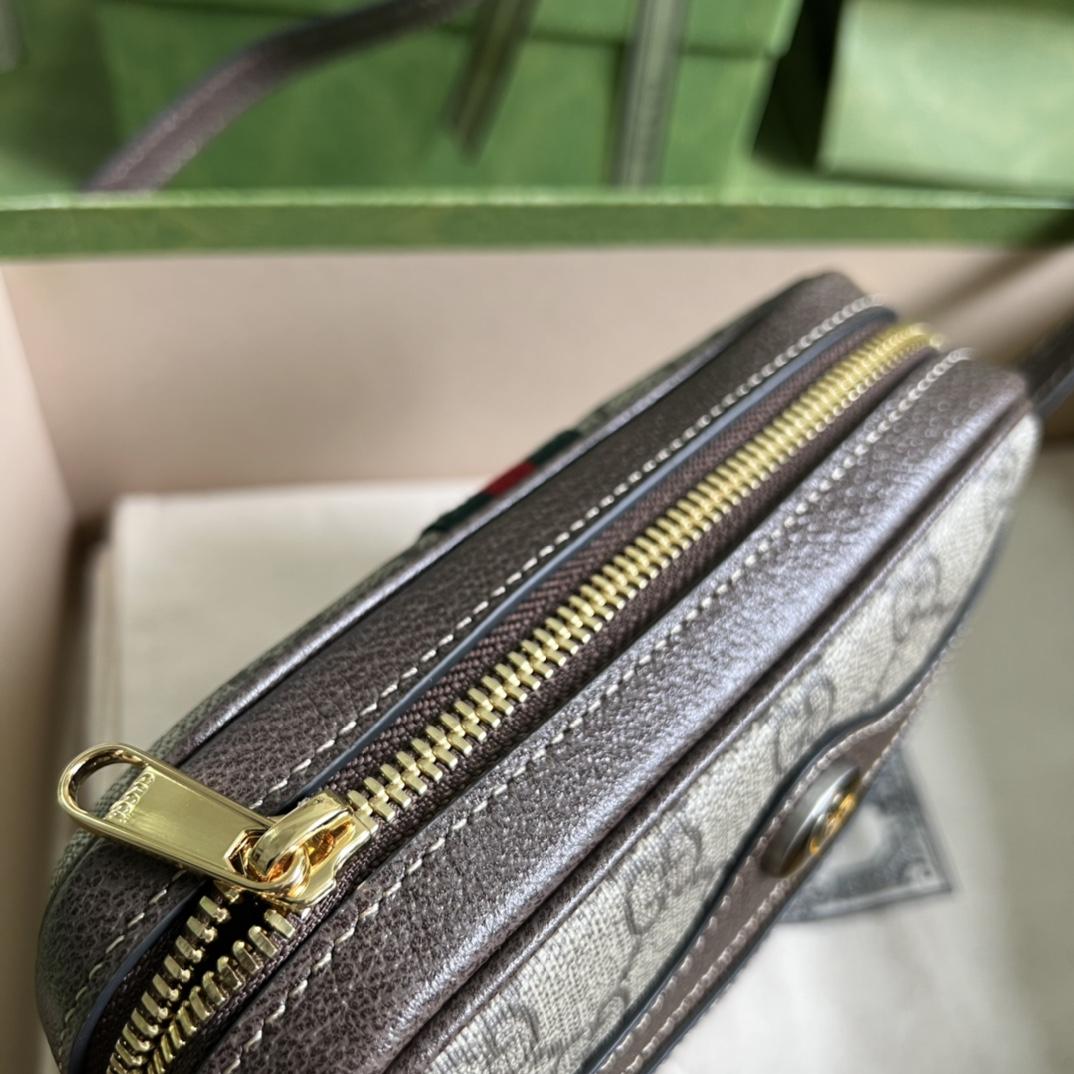 Gucci Ophidia GG Supreme Mini Bag(17.5-12-5.5cm) - PerfectKickZ