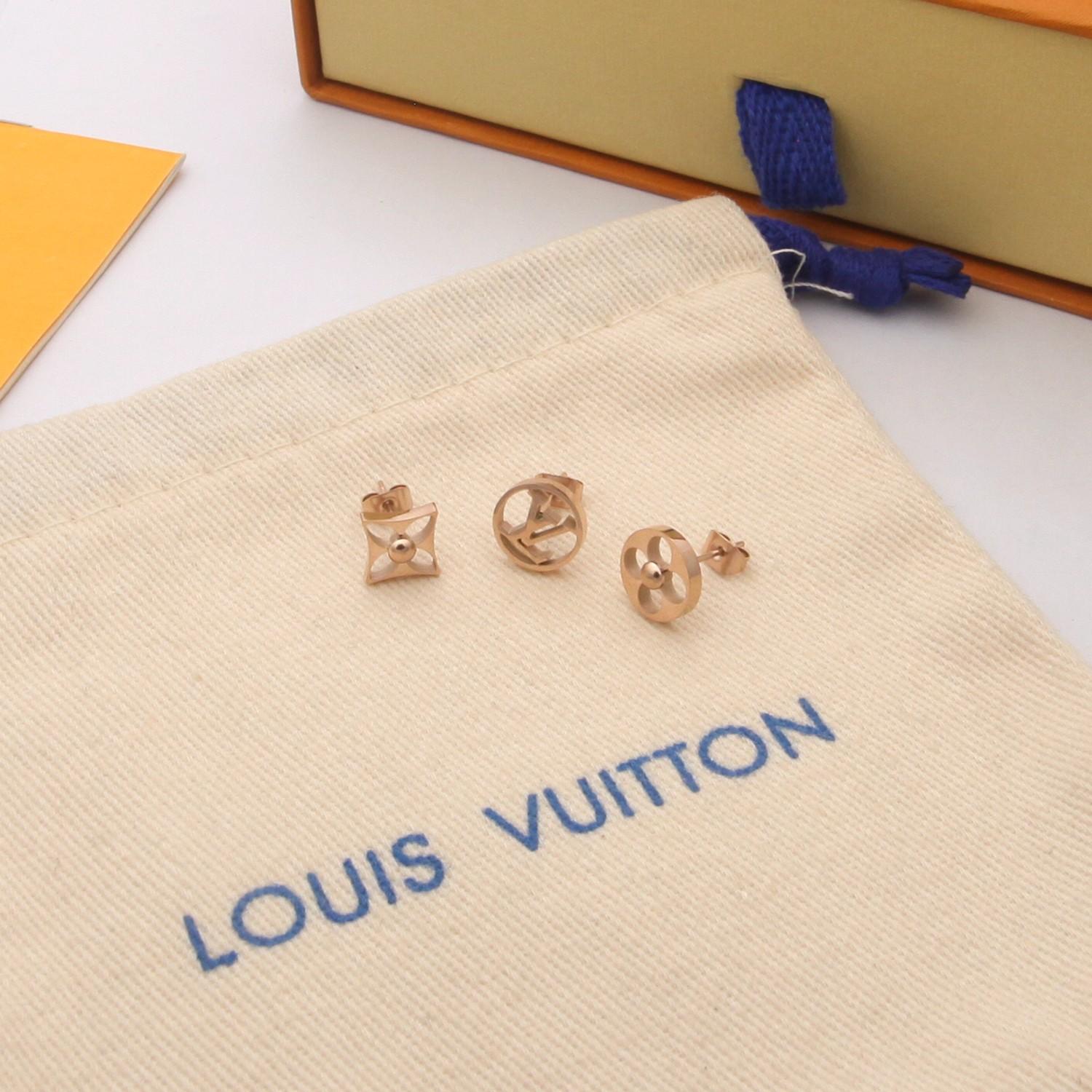 Louis Vuitton Crazy in Lock Earrings Set   M00395 - PerfectKickZ