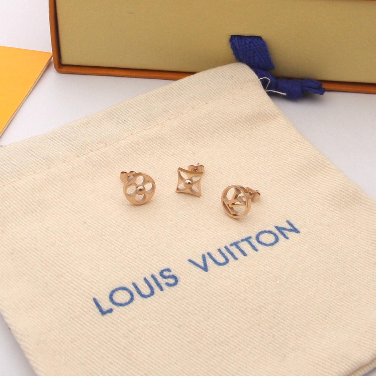 Louis Vuitton Crazy in Lock Earrings Set   M00395 - PerfectKickZ
