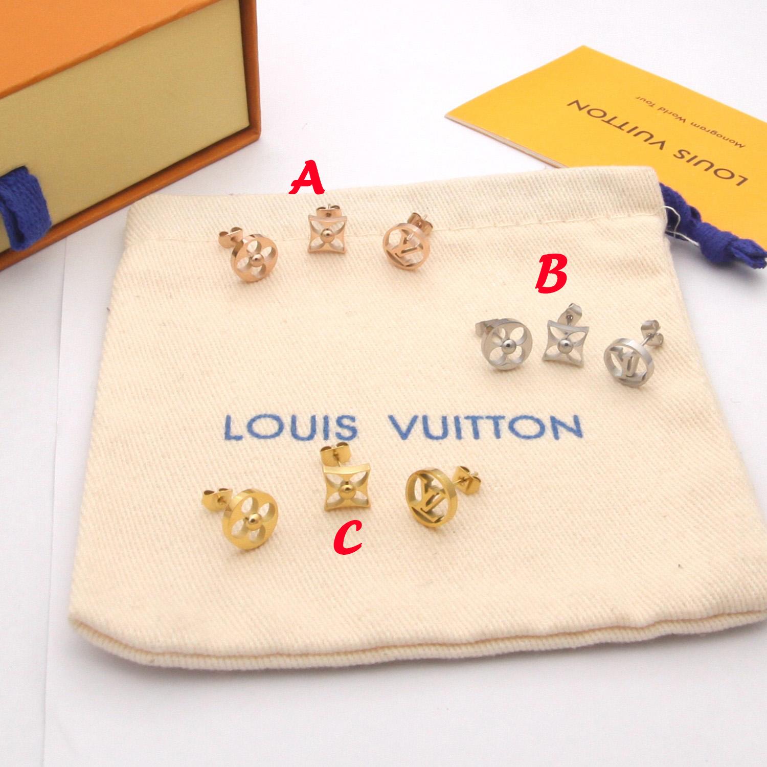 Louis Vuitton Crazy in Lock Earrings Set   M00395 - PerfectKickZ