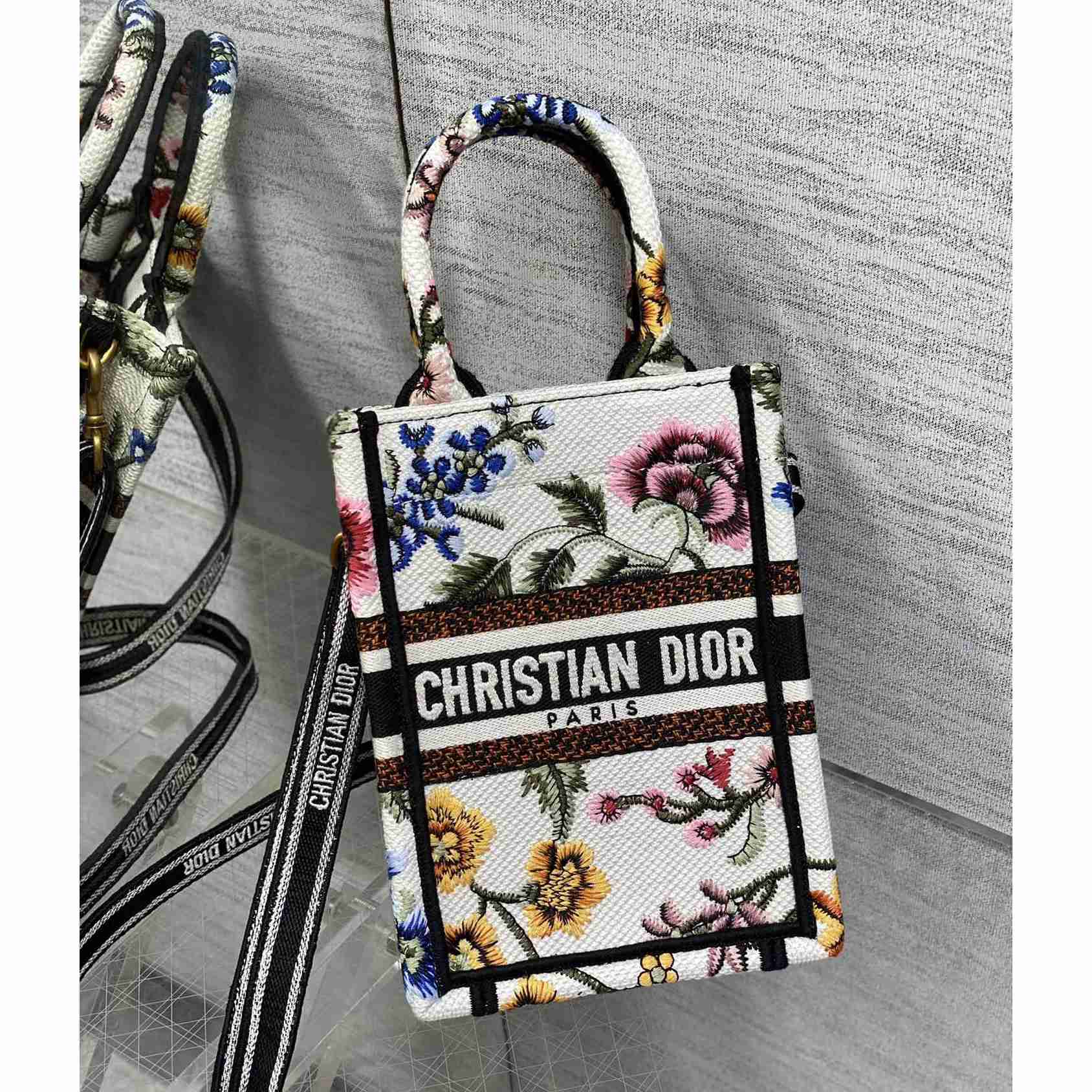 Dior Mini Dior Book Tote Phone Bag - PerfectKickZ