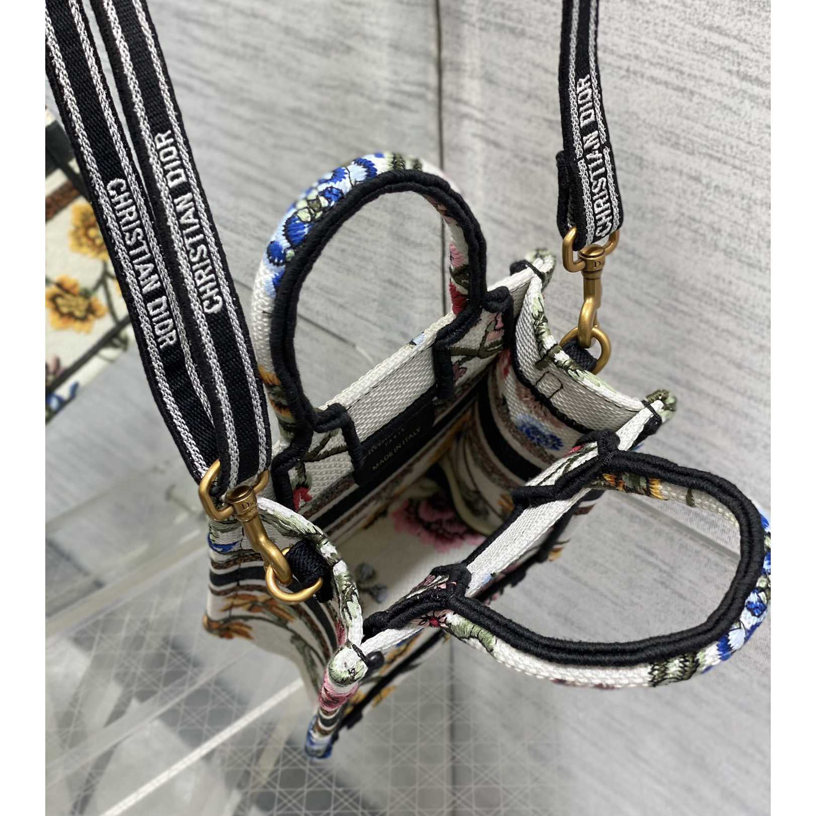 Dior Mini Dior Book Tote Phone Bag - PerfectKickZ