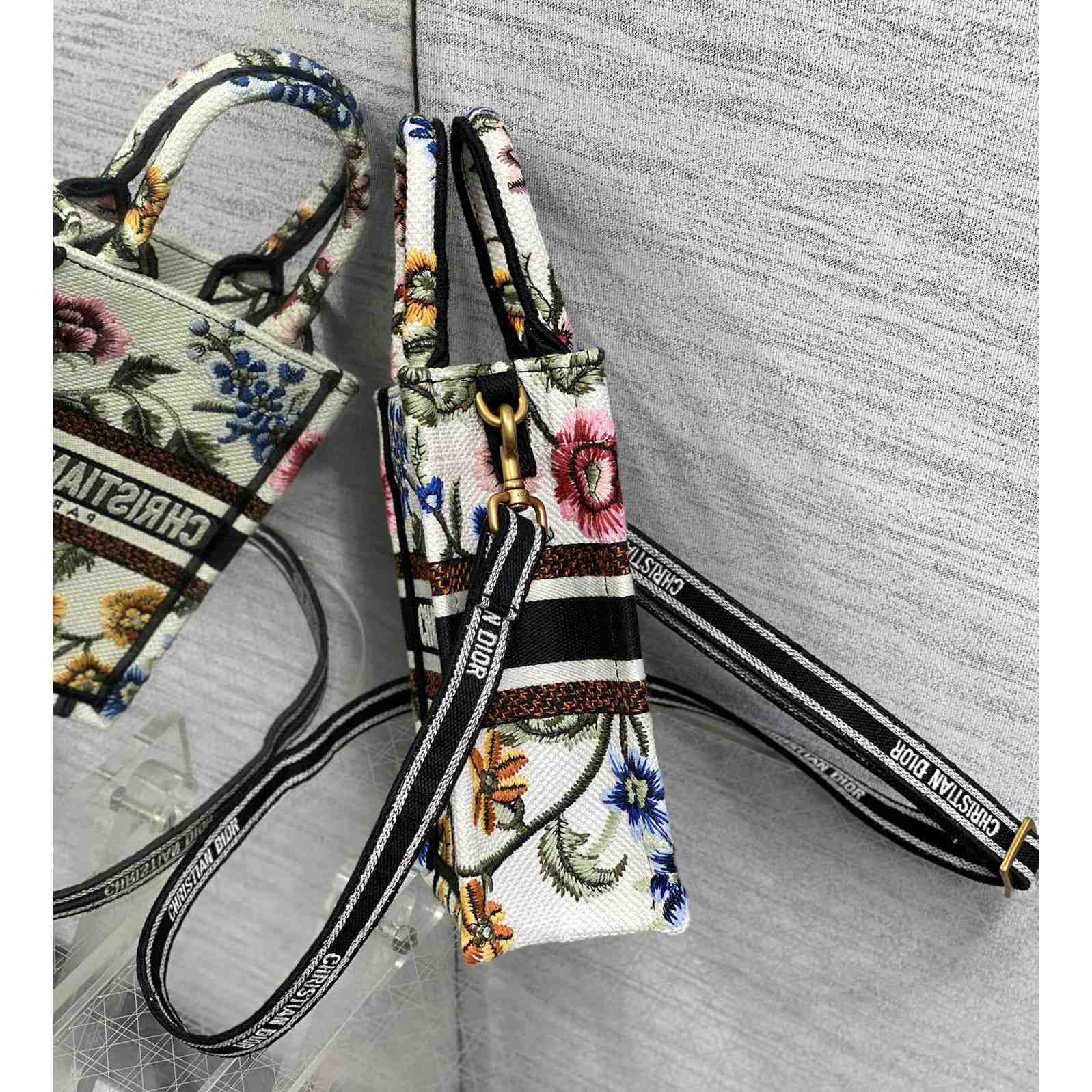 Dior Mini Dior Book Tote Phone Bag - PerfectKickZ