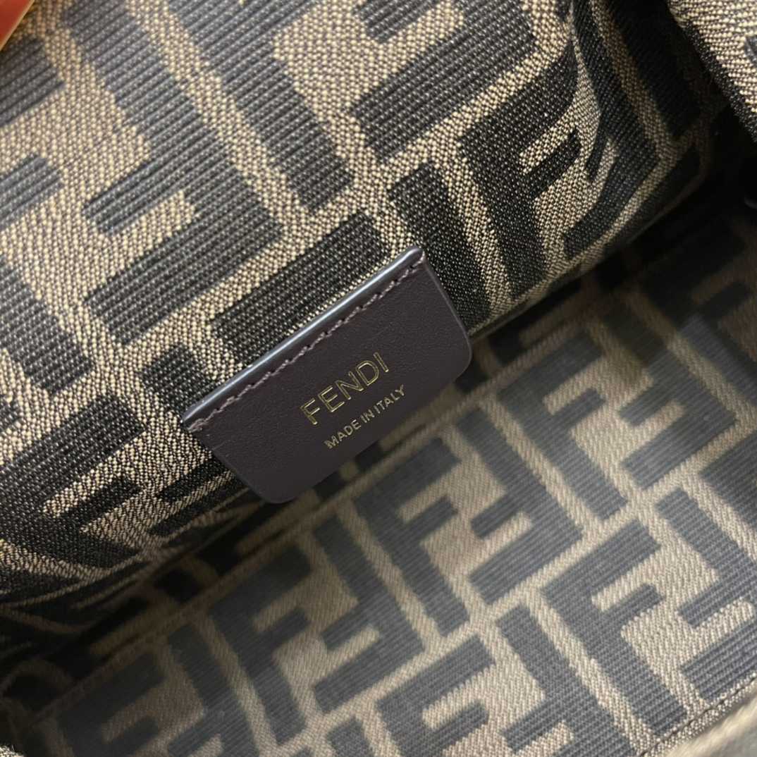 Fendi First Small Brown Leather Bag - 