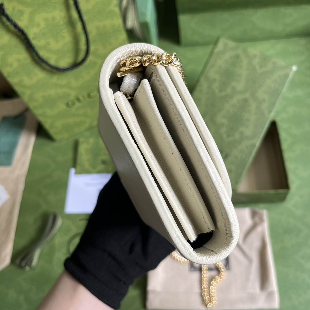 Gucci Blondie Medium Chain Wallet(12.5-11-2.5cm) - PerfectKickZ