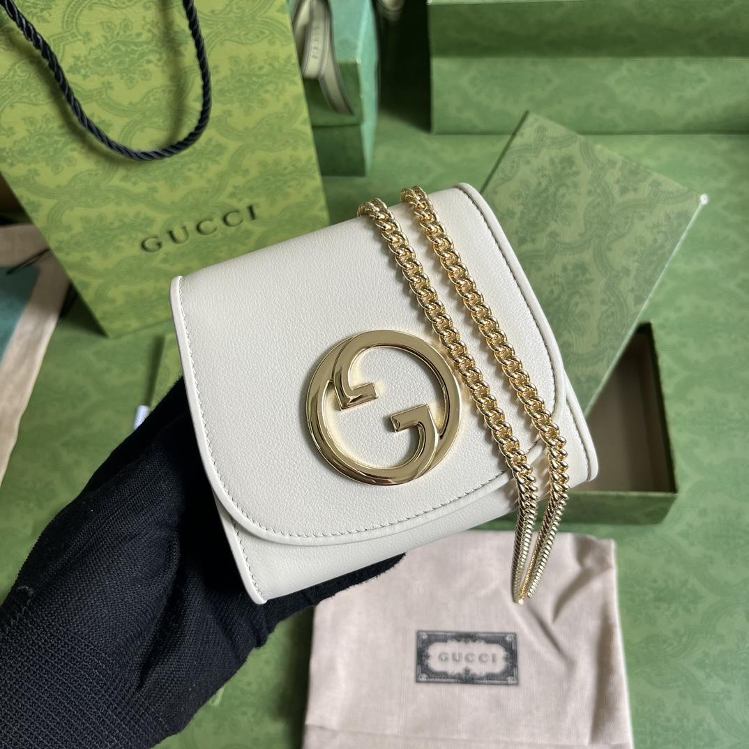 Gucci Blondie Medium Chain Wallet(12.5-11-2.5cm) - PerfectKickZ