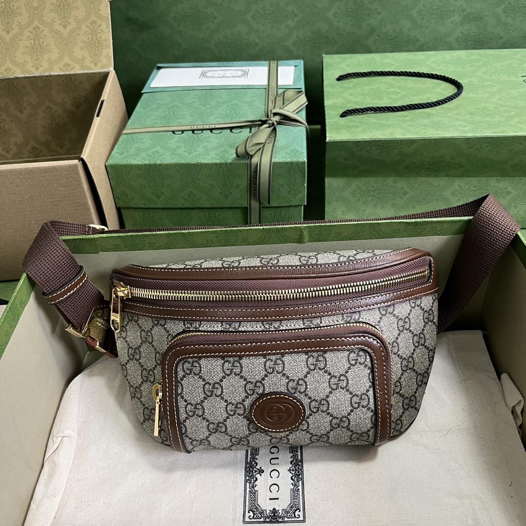 Gucci GG Large Belt Bag  (22-15-4cm) - PerfectKickZ