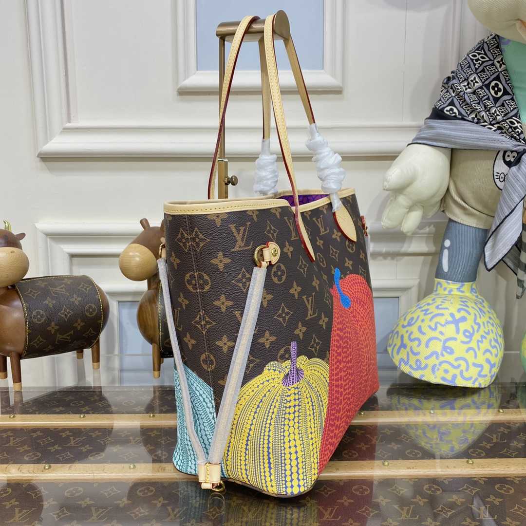 Louis Vuitton LV x YK Neverfull MM(31*28*14cmcm) M46468 - PerfectKickZ