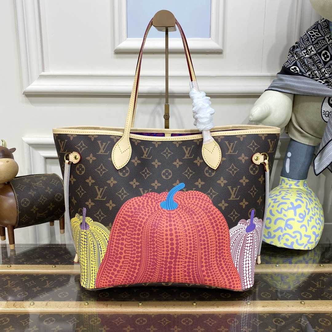 Louis Vuitton LV x YK Neverfull MM(31*28*14cmcm) M46468 - PerfectKickZ