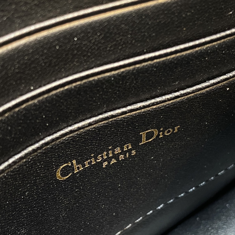 Dior Caro Zipped Pouch With Chain  - PerfectKickZ