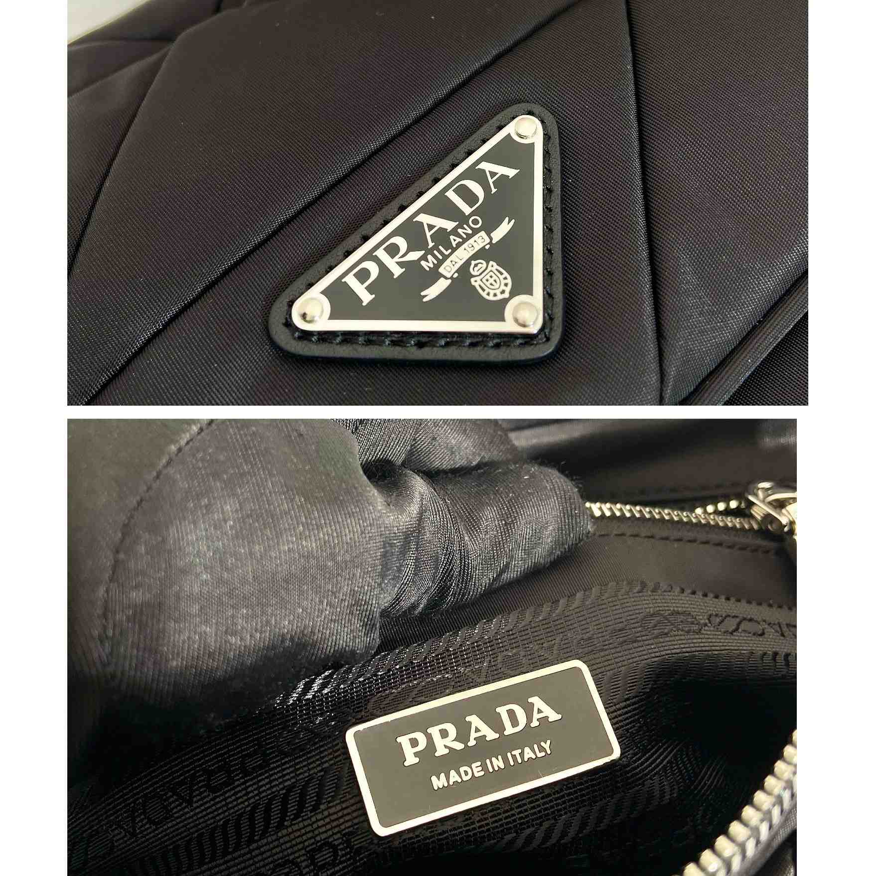 Prada Padded Re-Nylon Shoulder Bag - PerfectKickZ