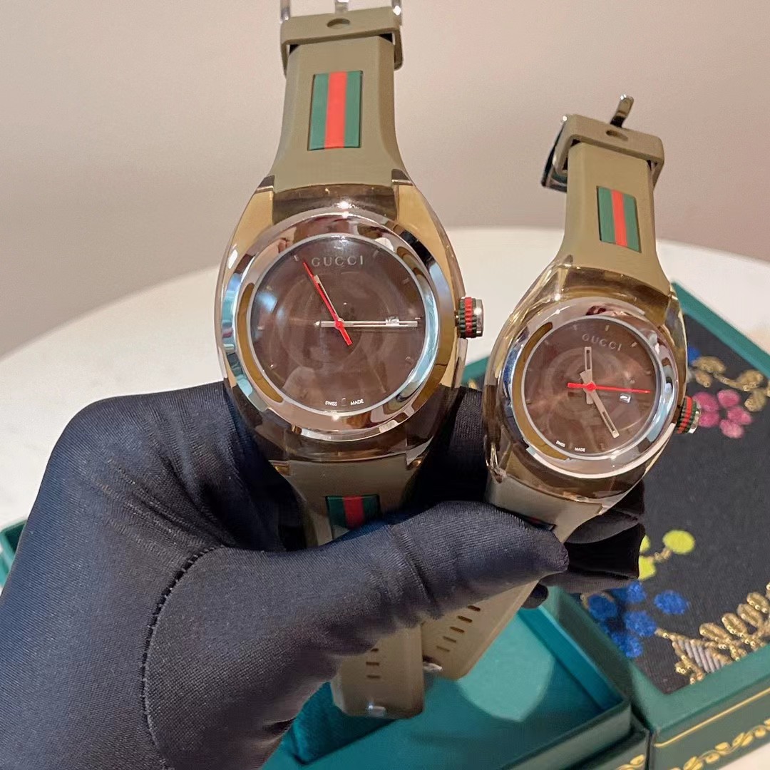 Gucci Style Silicon Round Party Style Quartz Watches - PerfectKickZ