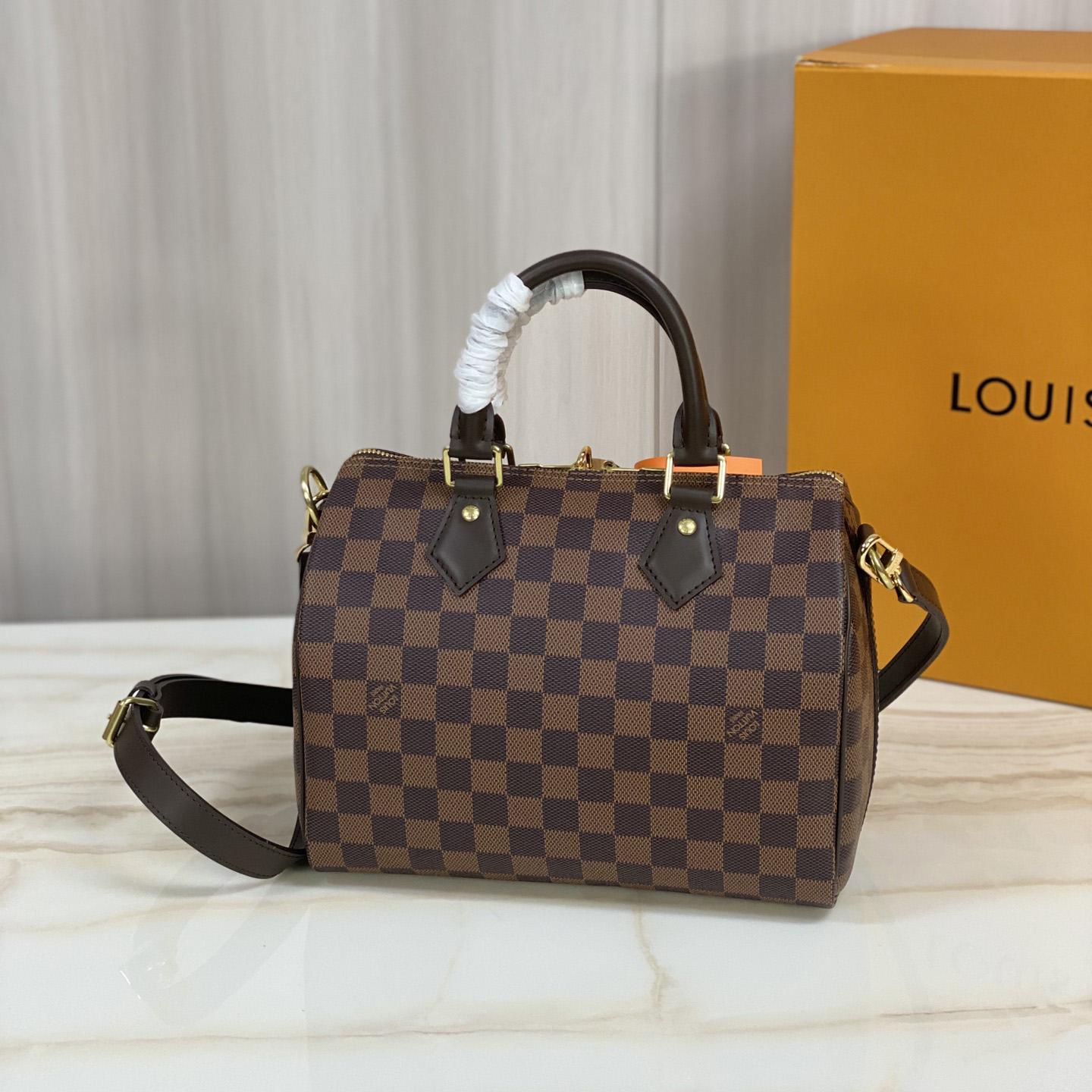 Louis Vuitton Speedy Bandouliere Bag Damier 25 - PerfectKickZ