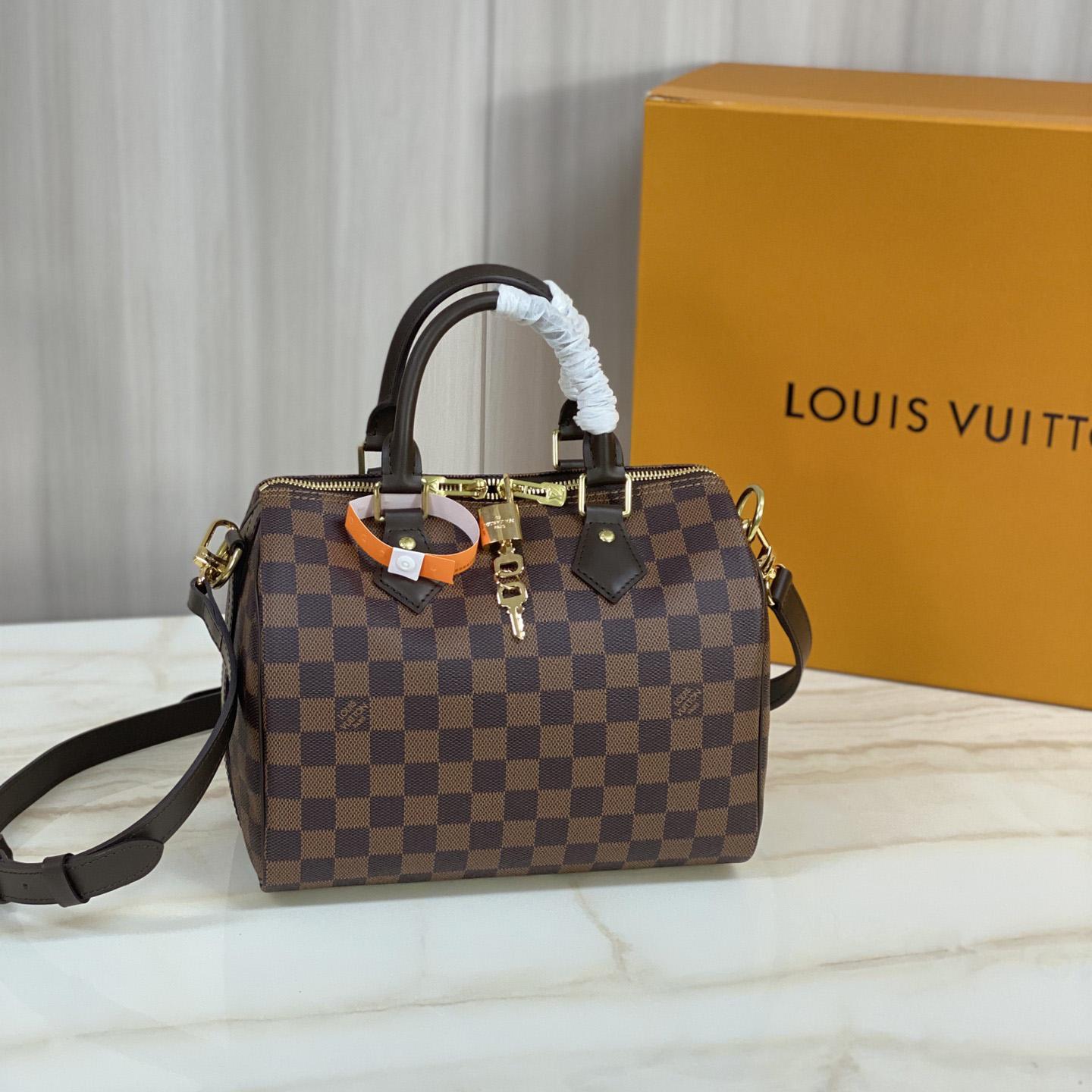 Louis Vuitton Speedy Bandouliere Bag Damier 25 - PerfectKickZ
