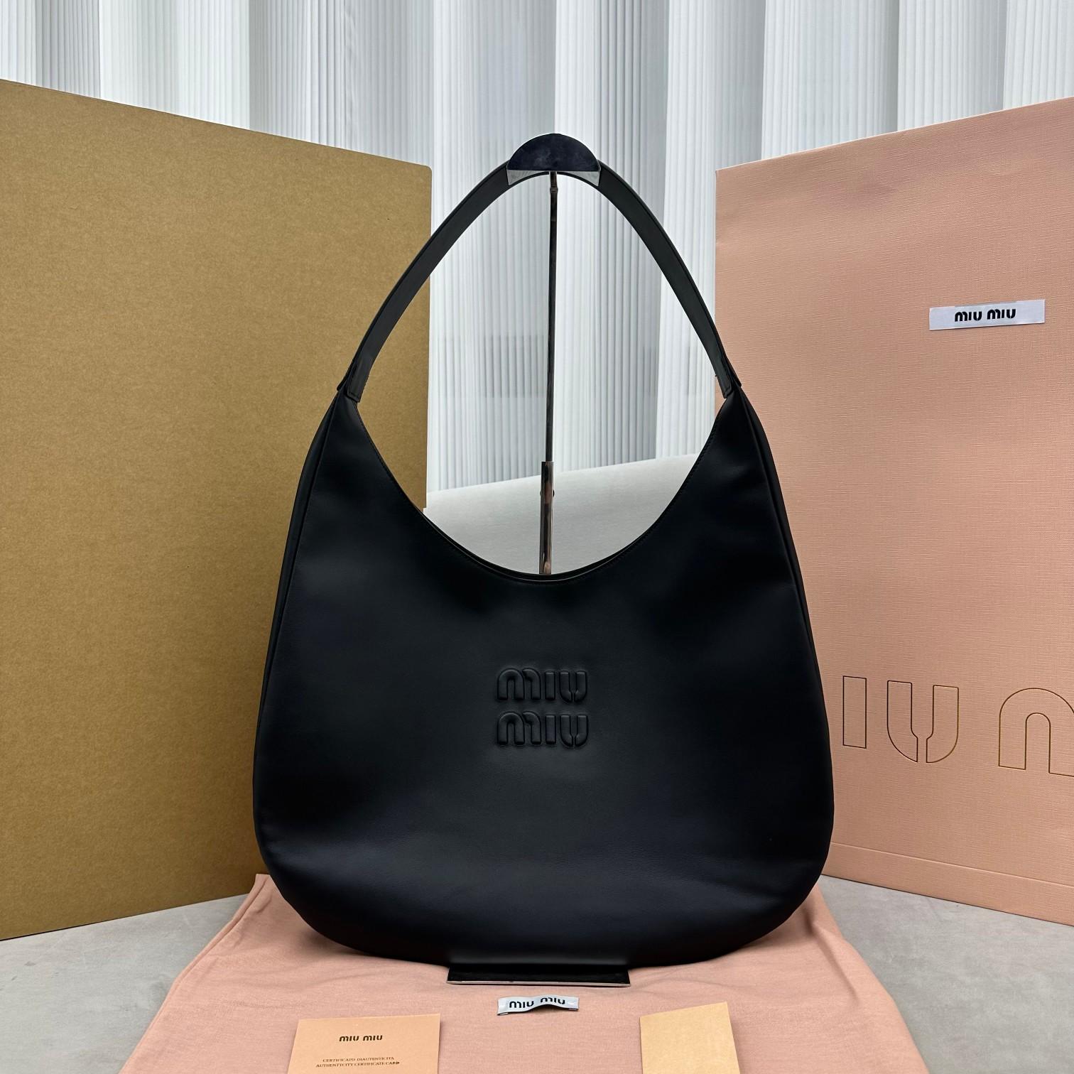 Miu Miu Leather Hobo Bag - PerfectKickZ