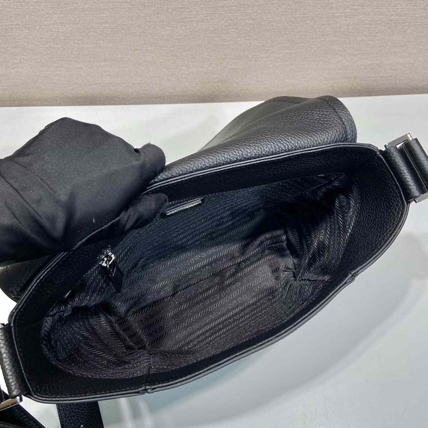 Prada Leather Bag With Shoulder Strap - PerfectKickZ