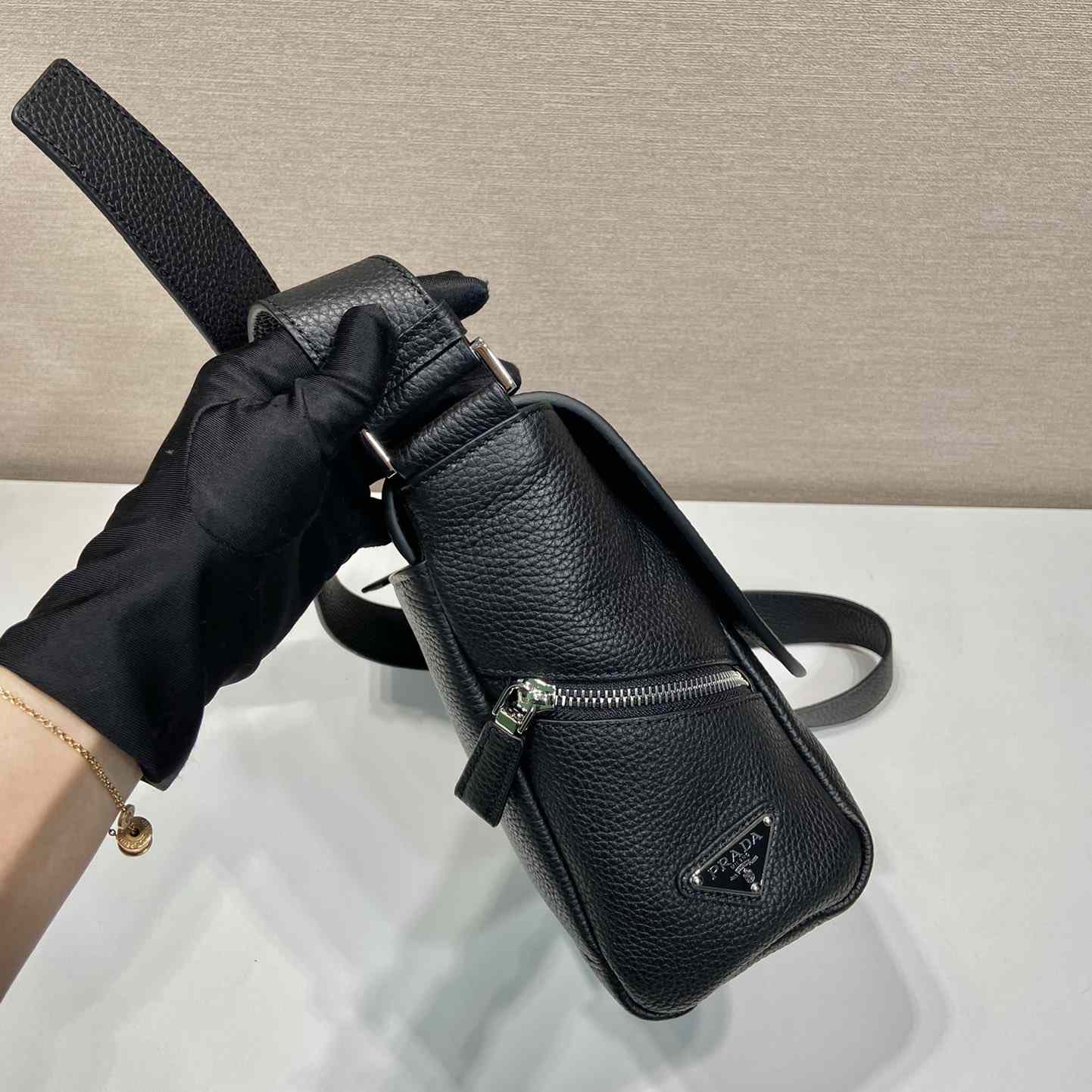 Prada Leather Bag With Shoulder Strap - PerfectKickZ
