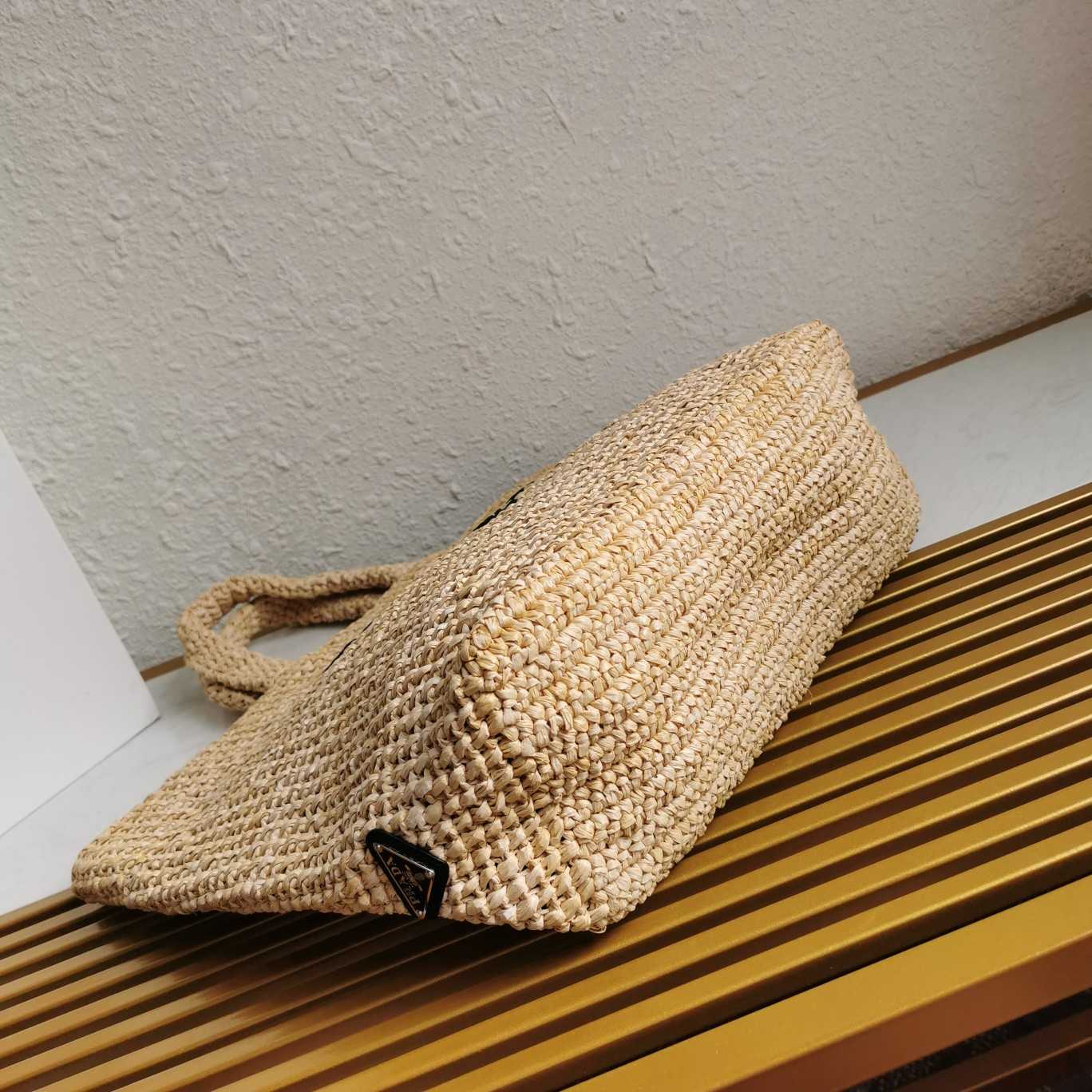 Prada Small Raffia Tote Bag - PerfectKickZ