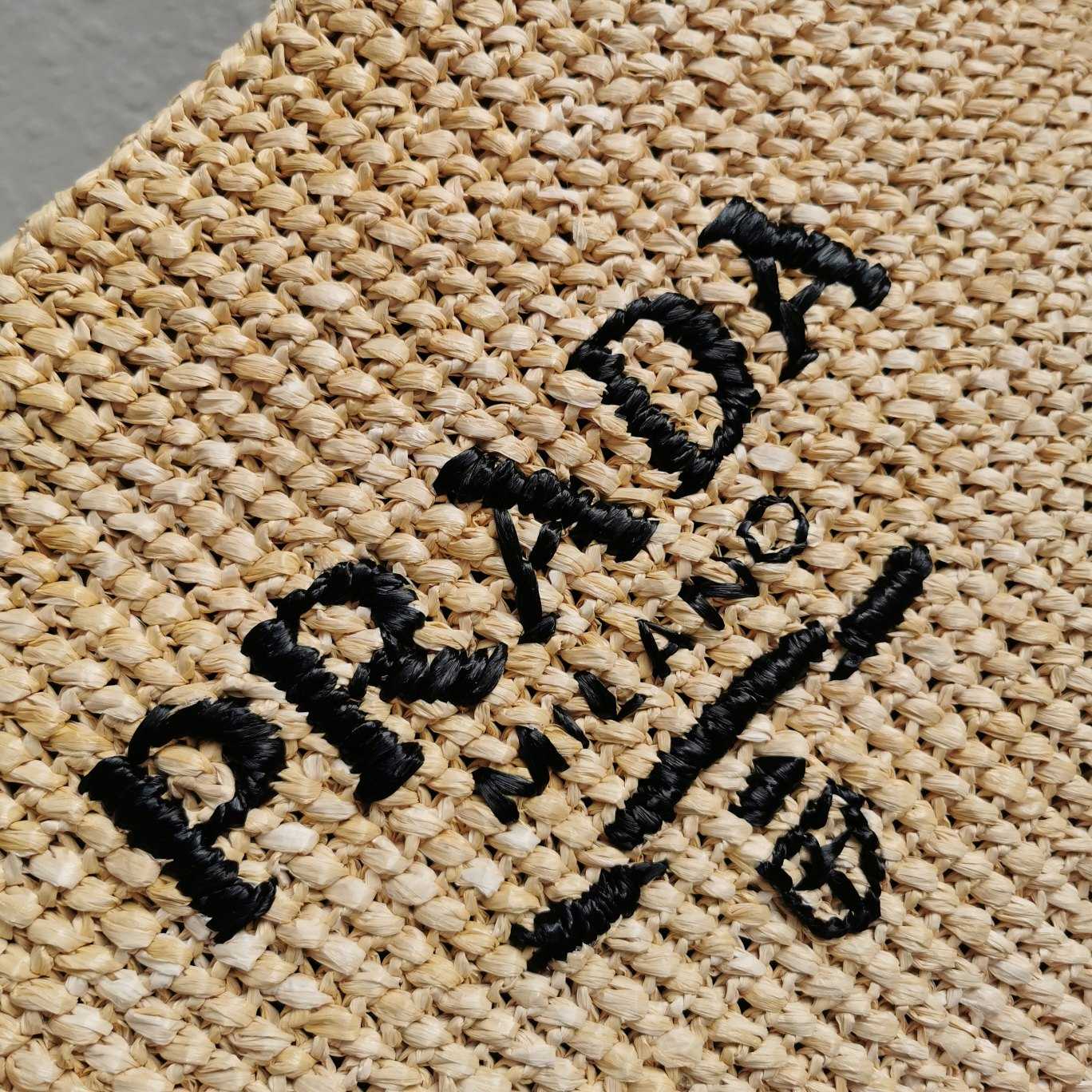 Prada Small Raffia Tote Bag - PerfectKickZ