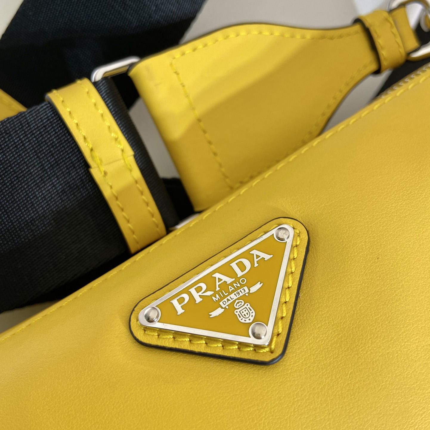 Prada Triangle Leather Bag - PerfectKickZ
