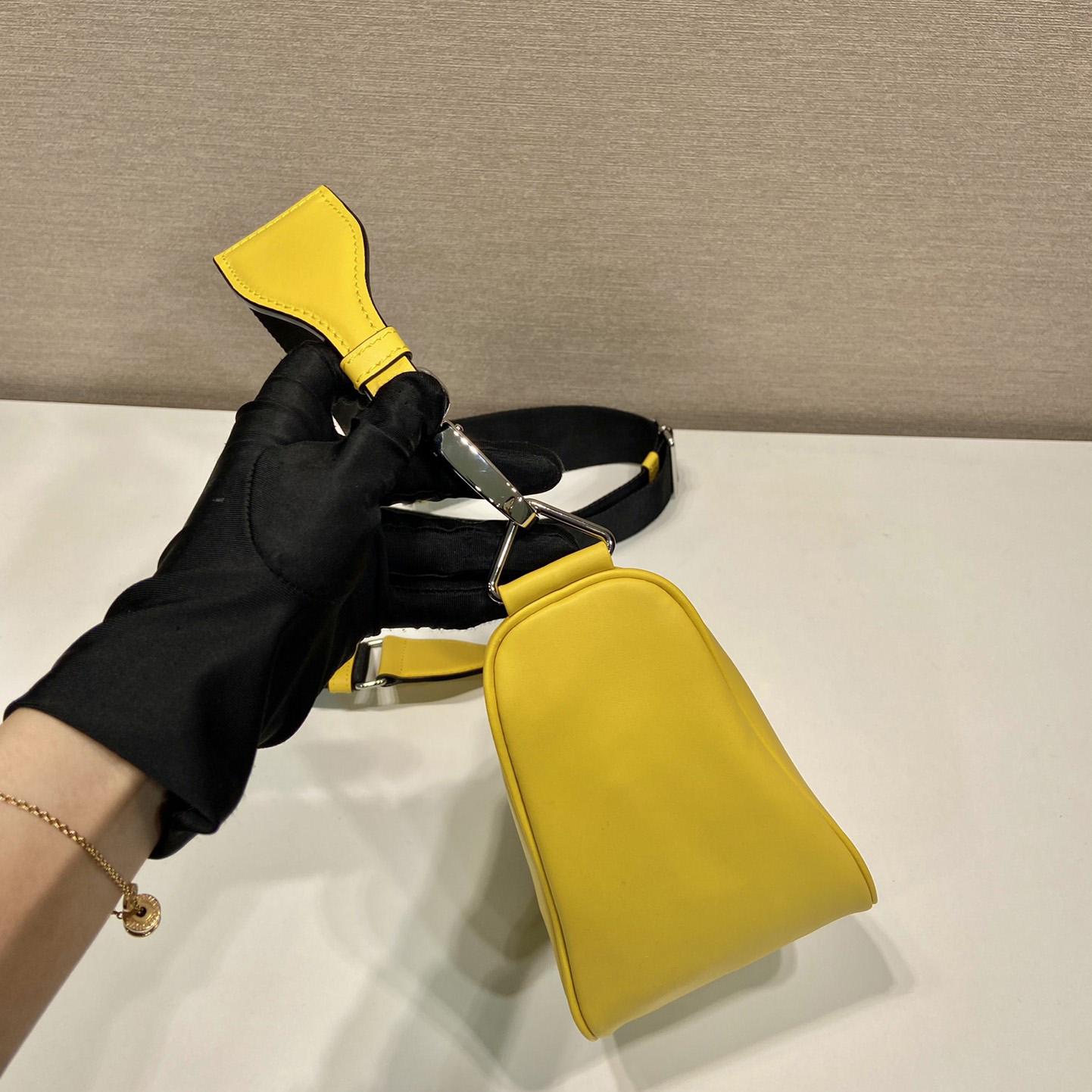 Prada Triangle Leather Bag - PerfectKickZ