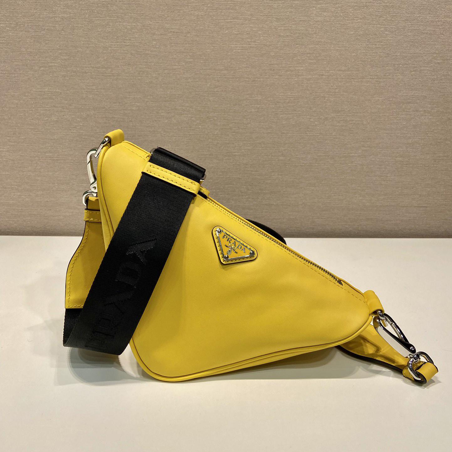 Prada Triangle Leather Bag - PerfectKickZ