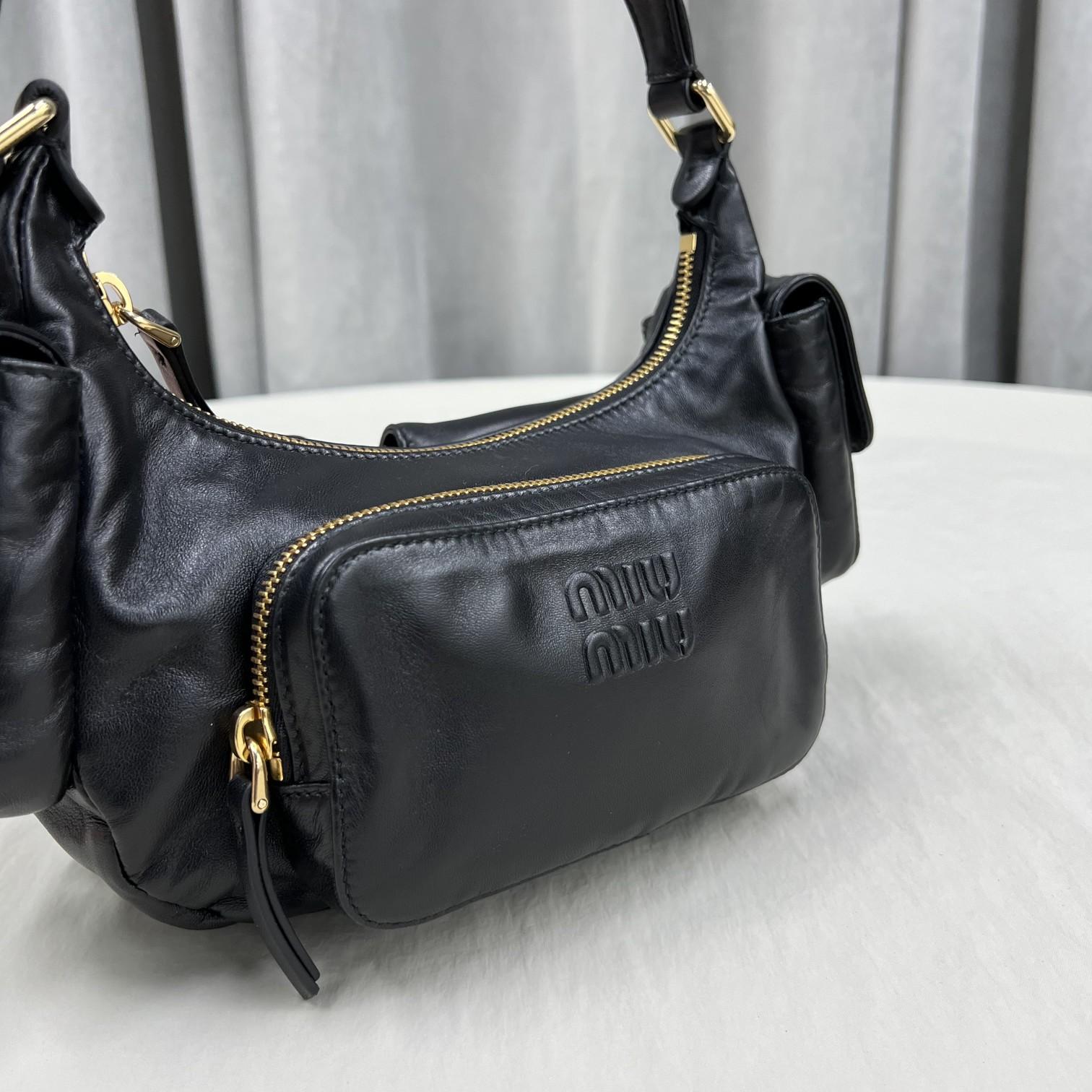 Miu Miu Nappa Leather Pocket Bag - PerfectKickZ