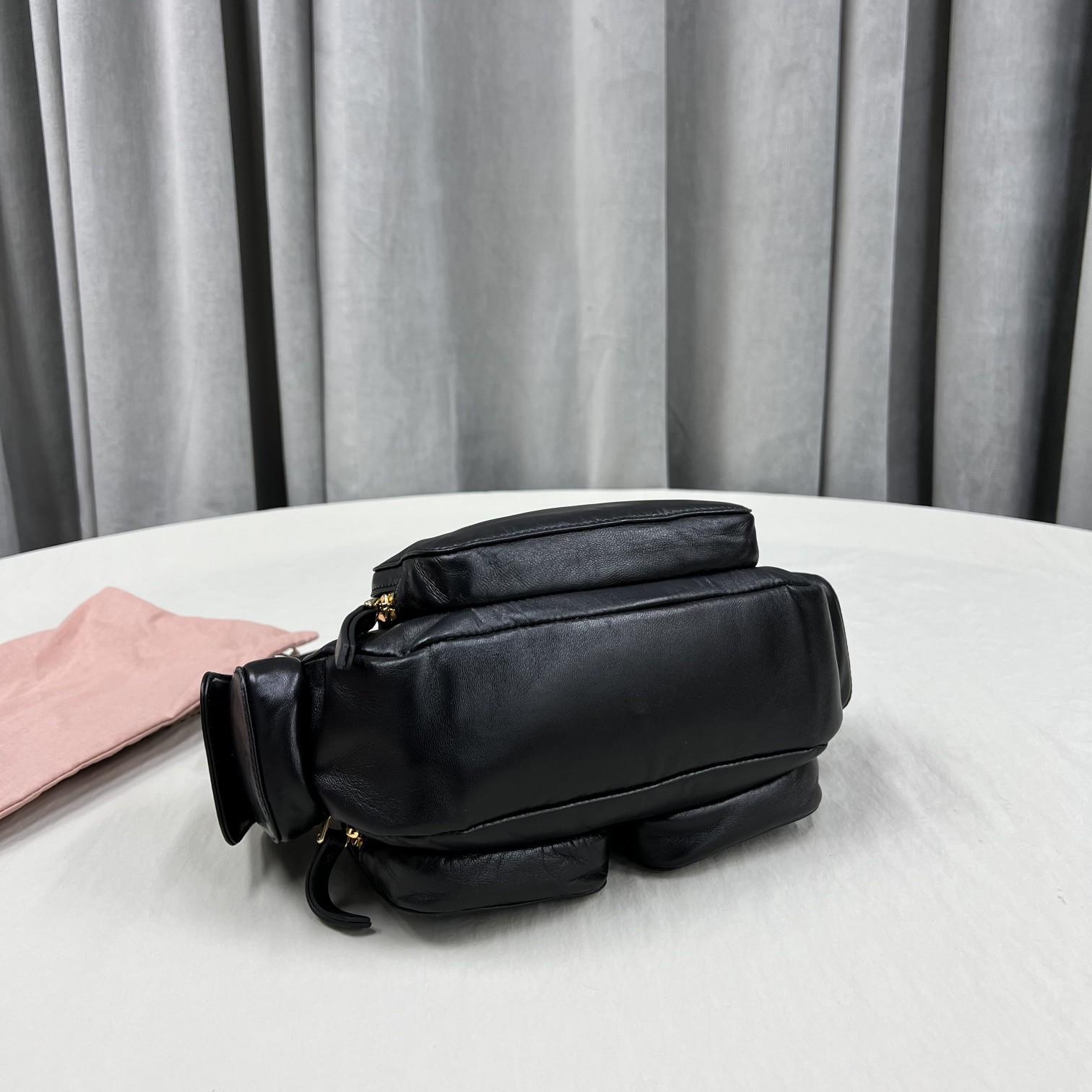 Miu Miu Nappa Leather Pocket Bag - PerfectKickZ