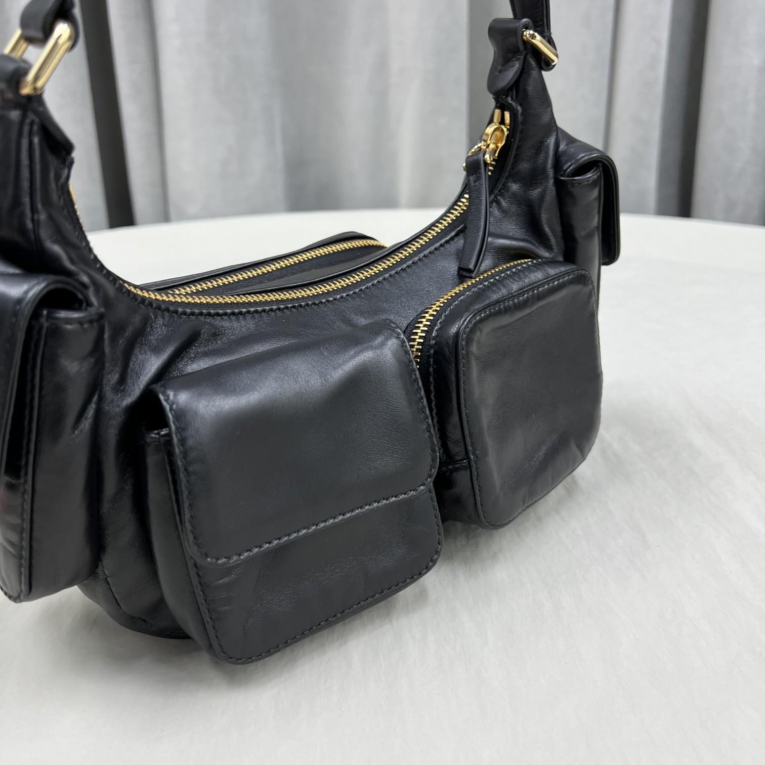 Miu Miu Nappa Leather Pocket Bag - 