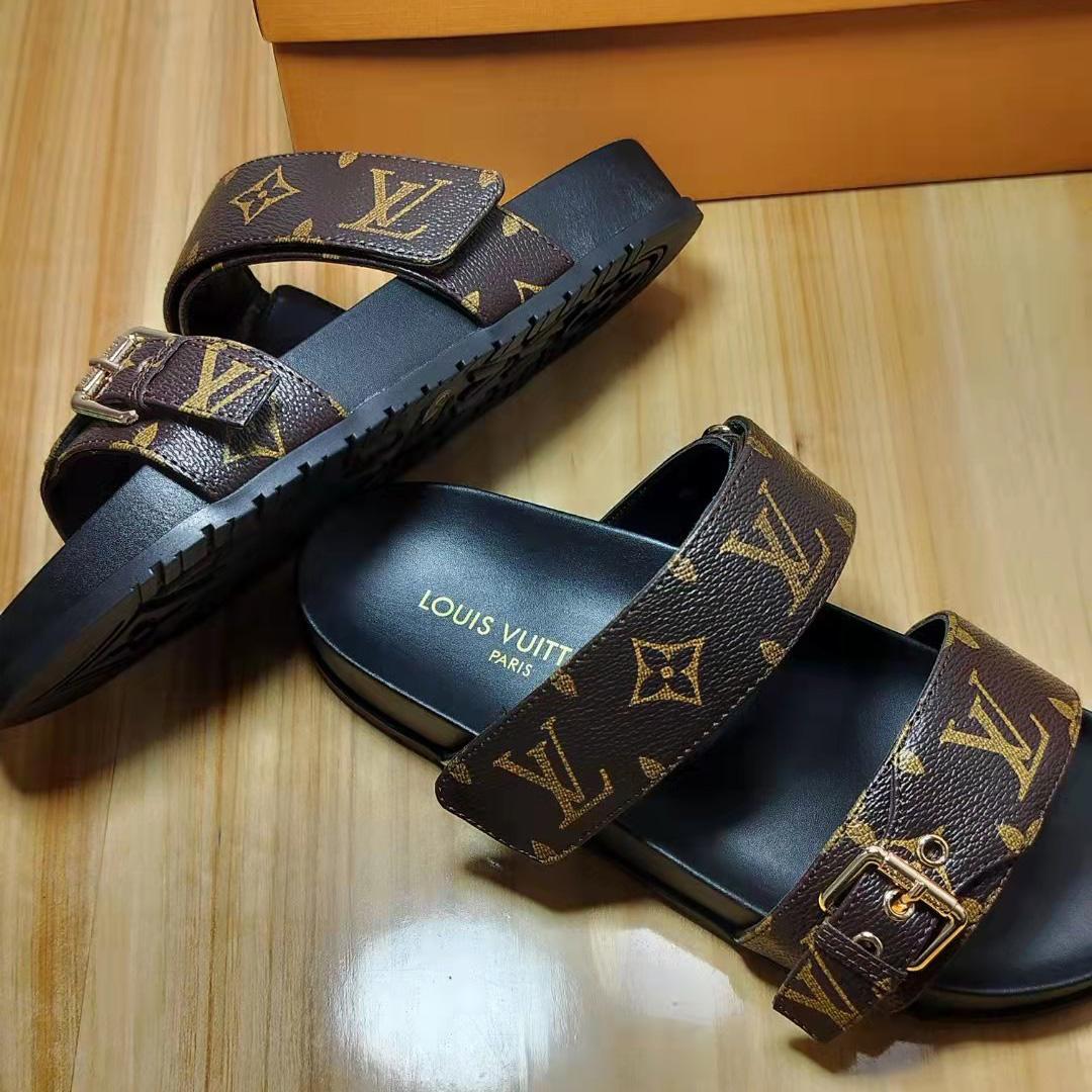 Louis Vuitton Bom Dia Flat Comfort Mule   1AAW8L - PerfectKickZ