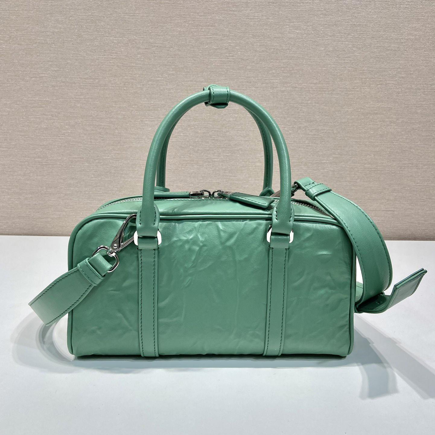 Prada Antique Nappa Leather Multi-pocket Top-handle Bag - PerfectKickZ