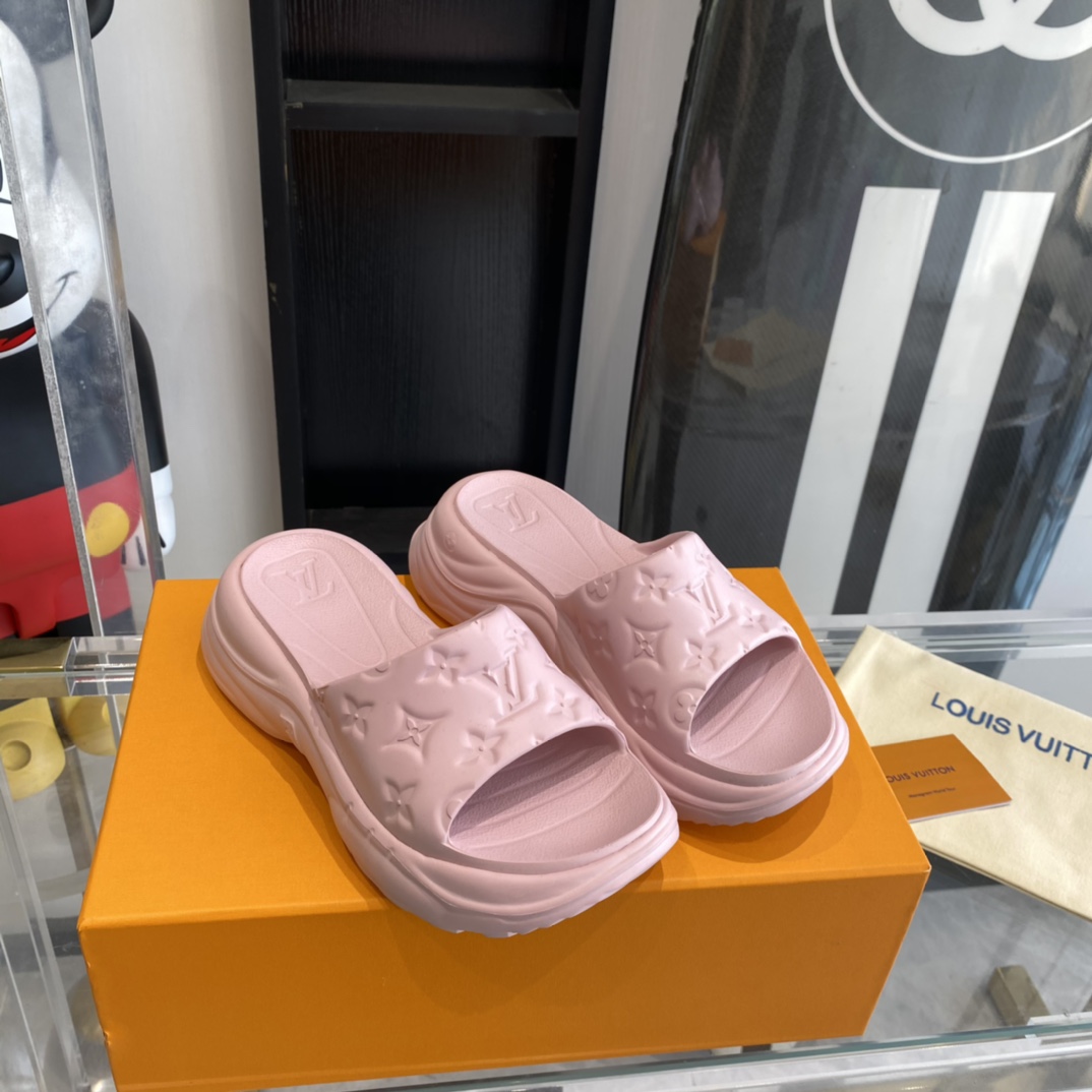 Louis Vuitton Pool 55 Flat Comfort Mule - PerfectKickZ