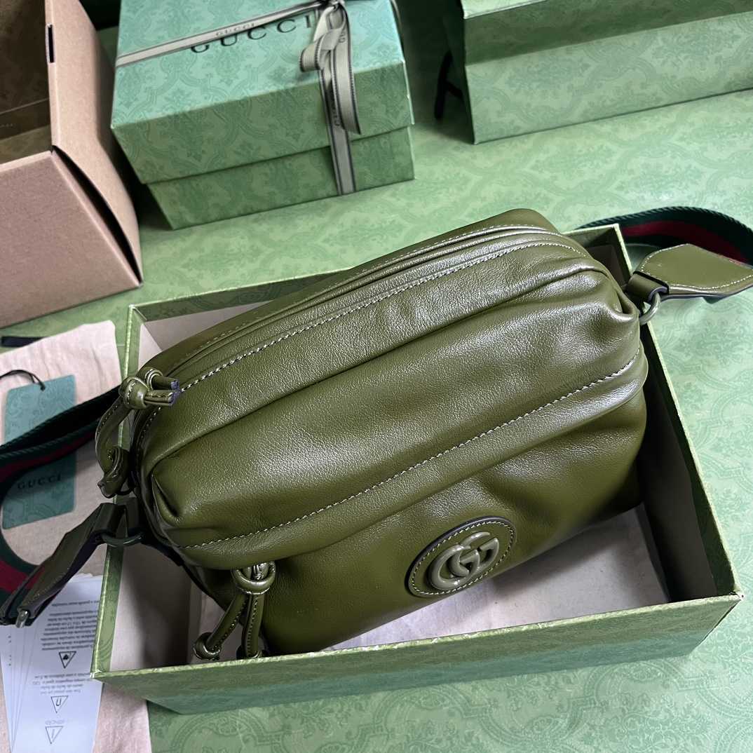 Gucci Shoulder Bag With Tonal Double G(23.5-15.5-8cm) - PerfectKickZ