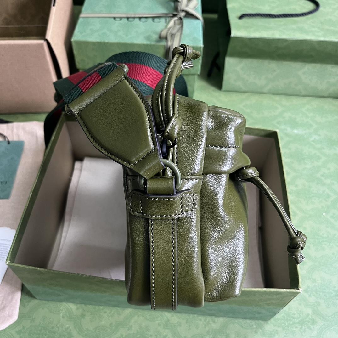 Gucci Shoulder Bag With Tonal Double G(23.5-15.5-8cm) - PerfectKickZ