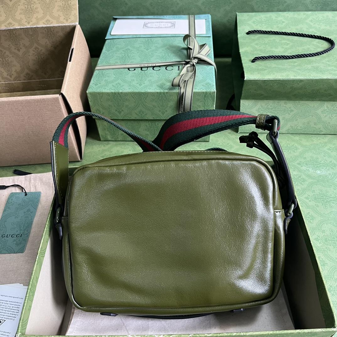 Gucci Shoulder Bag With Tonal Double G(23.5-15.5-8cm) - PerfectKickZ