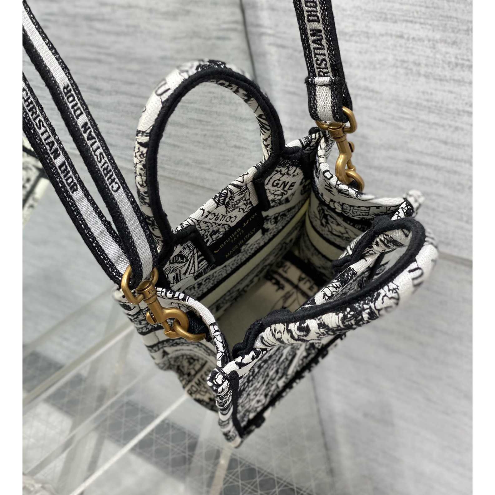 Dior Mini Dior Book Tote Phone Bag - PerfectKickZ
