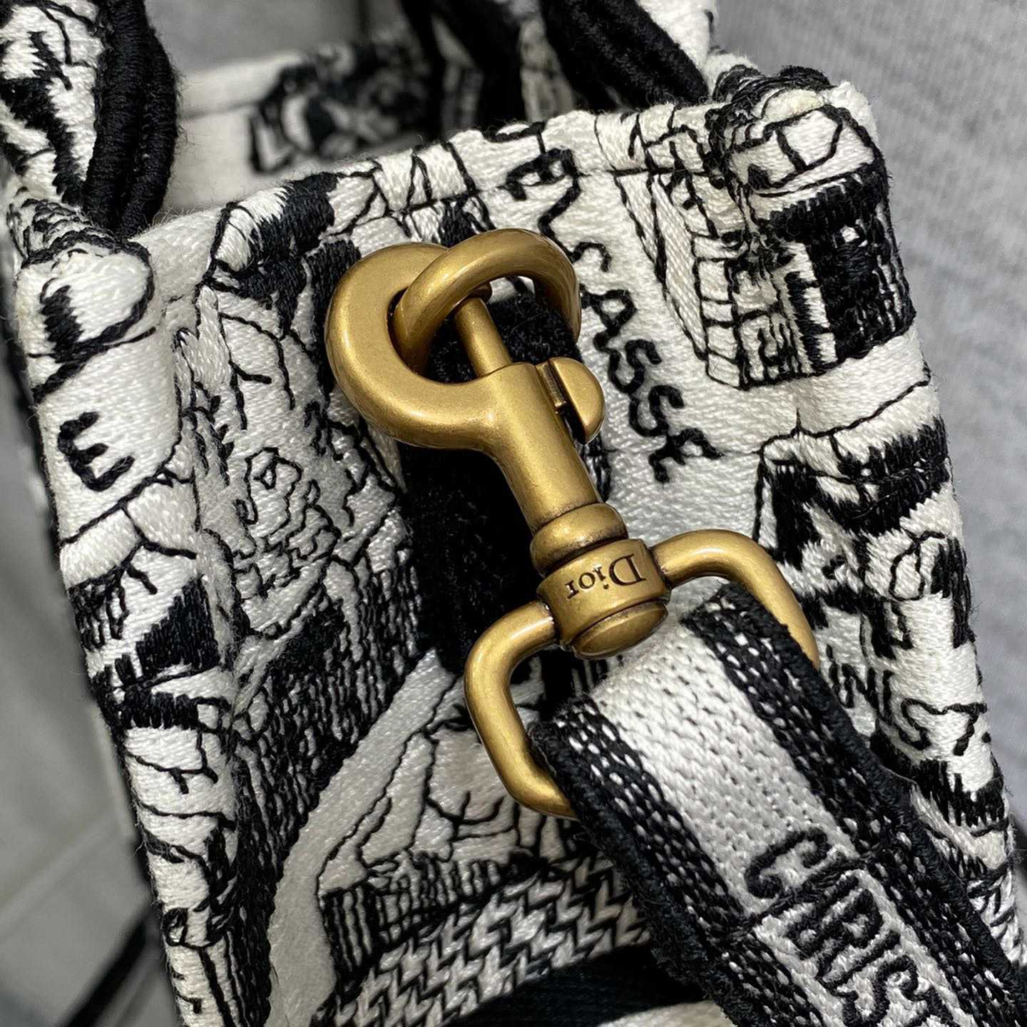 Dior Mini Dior Book Tote Phone Bag - PerfectKickZ