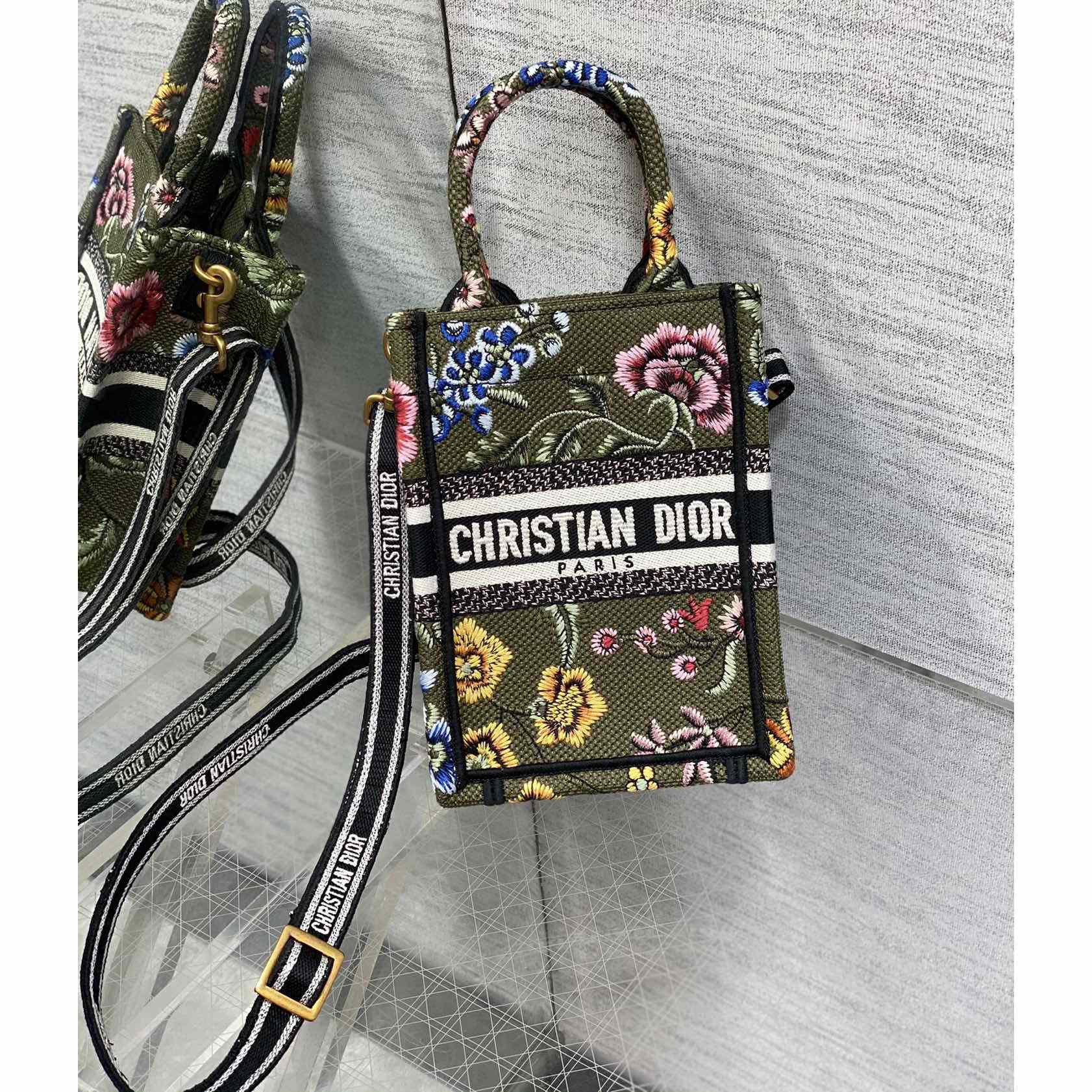 Dior Mini Dior Book Tote Phone Bag - PerfectKickZ
