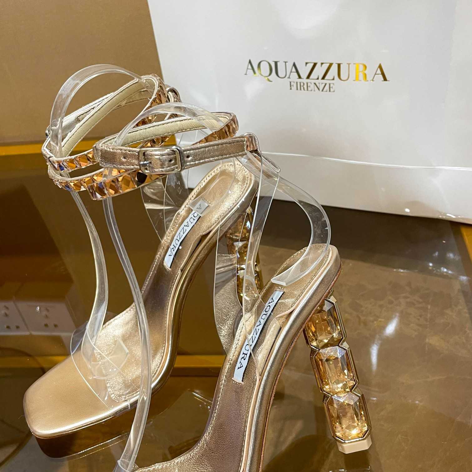 Aquazzura Aura Plexi Sandal 105 - PerfectKickZ