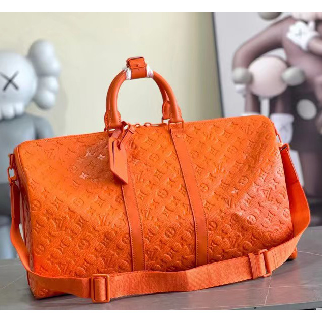 Louis Vuitton Keepall Bandouliere 50 Bag Taurillon Monogram   M20963 - PerfectKickZ