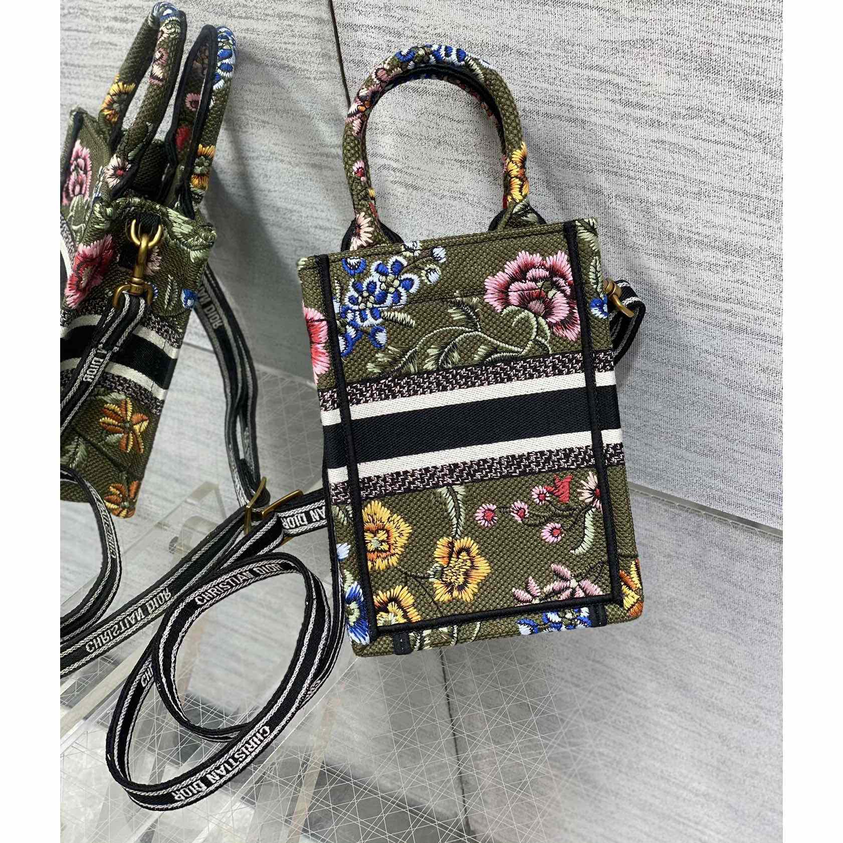 Dior Mini Dior Book Tote Phone Bag - PerfectKickZ