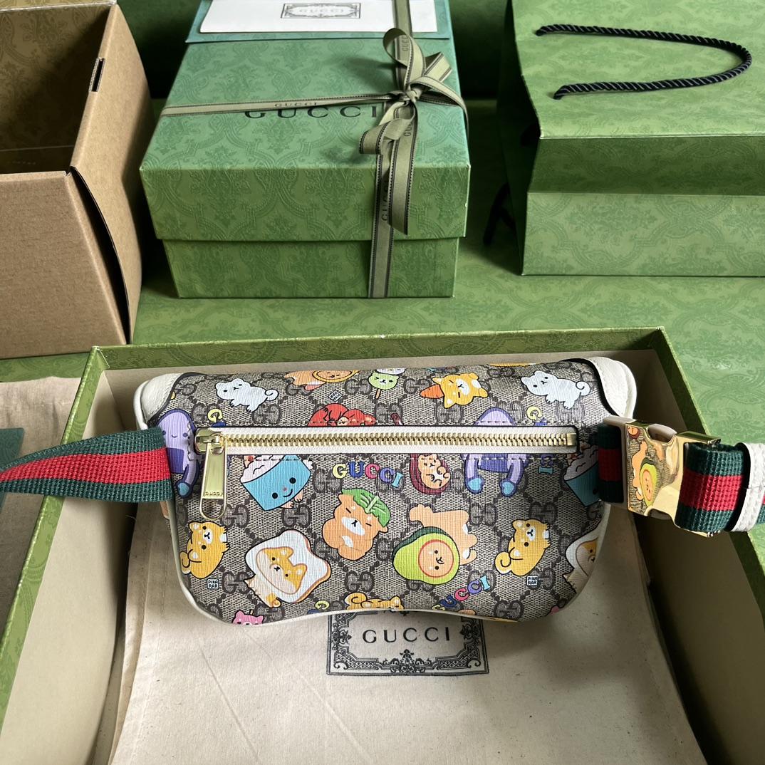 Gucci Animal Print Belt Bag(23x 12x 2.5cm) - PerfectKickZ