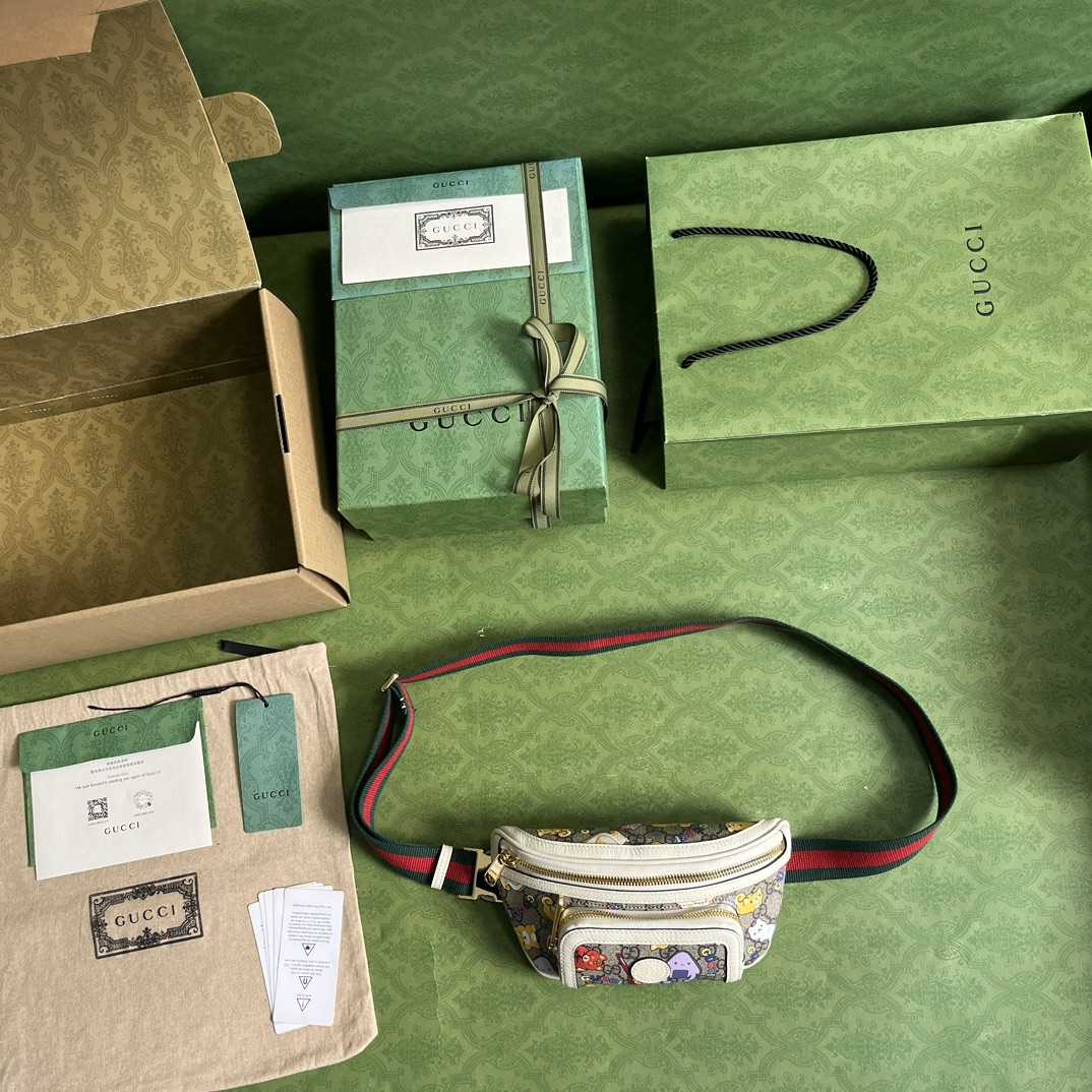 Gucci Animal Print Belt Bag(23x 12x 2.5cm) - PerfectKickZ